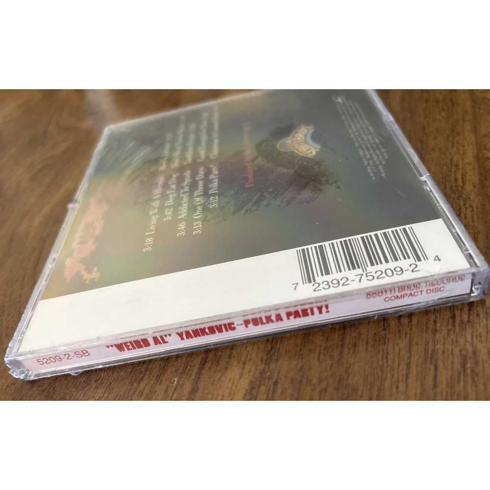 WEIRD AL YANKOVIC - Polka Party - CD New 1990 Living With A Hernia Dog Eat Dog - Picture 5 of 5